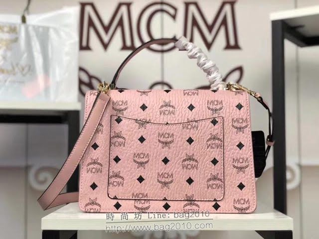 MCM女包 原單 6236 MCM新品 Patricia風琴式郵差包 MCM手提包 女手拎包 MCM單肩斜挎包  mdmc1301